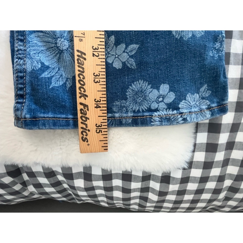 Abercrombie Kids High-Rise Flare Floral‎ Print Jeans Size 11/12 Regular - Picture 10 of 10